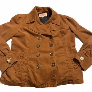 Mossimo Supply Co Army Military Style Corduro coat